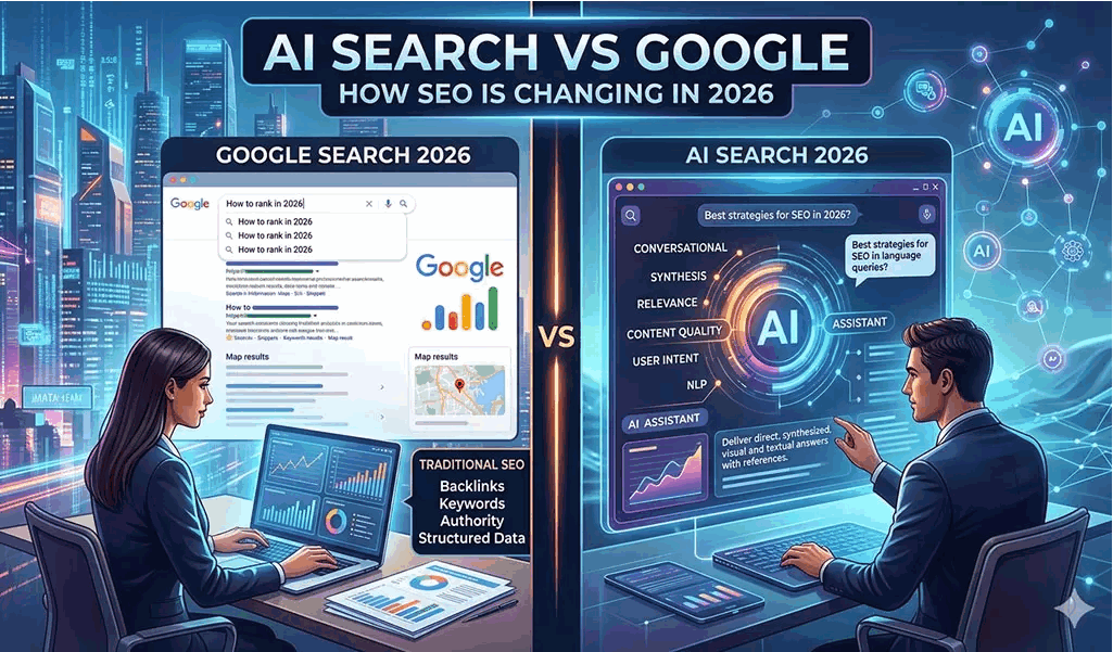 AI versus Google Search